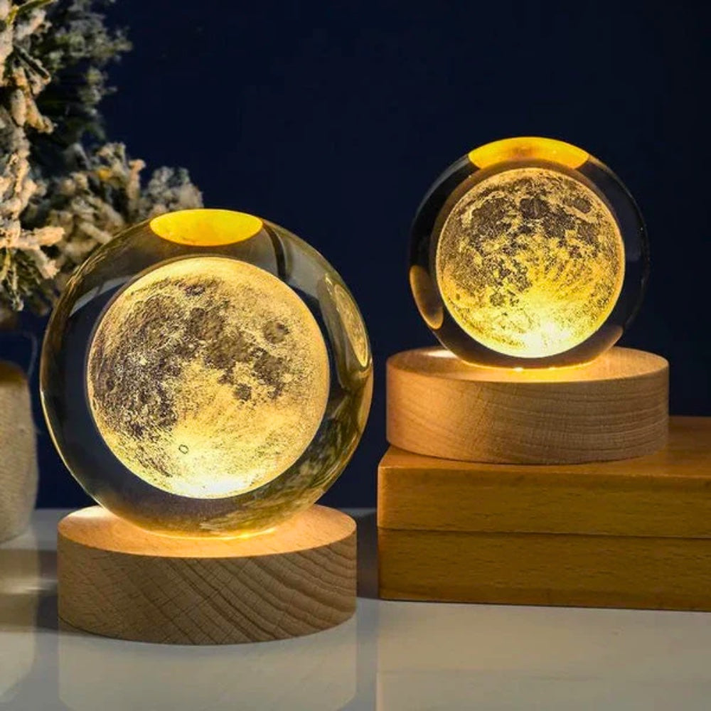 3D Kristalna lampa - Solarni sistem